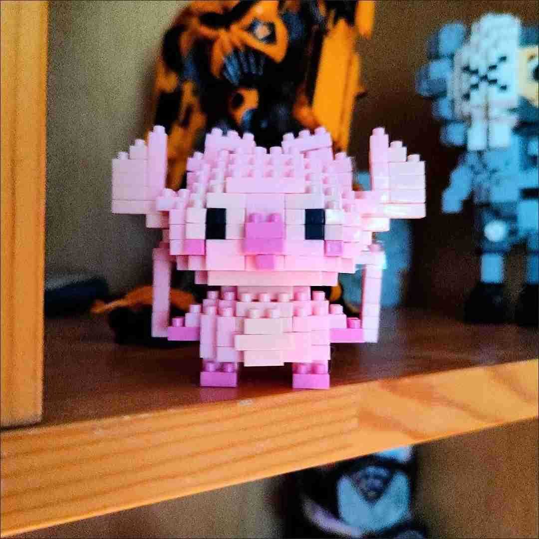 Disney Stitch Building Blocks Anime Kawaii Cartoon mini Action Childrens Figures Blocks Bricks Assemble DIY Toys Gift for Kids H251218