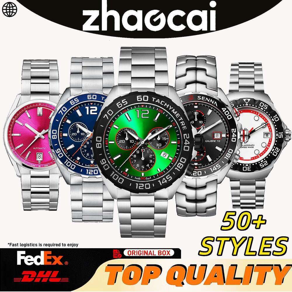 AAA Tagity Heuerers Watch F1 Top Designer Luxury Watches Legendary Swiss Steel Timepiece Business Men's Watches Casual Women's Watches Minimalist Couple Watches