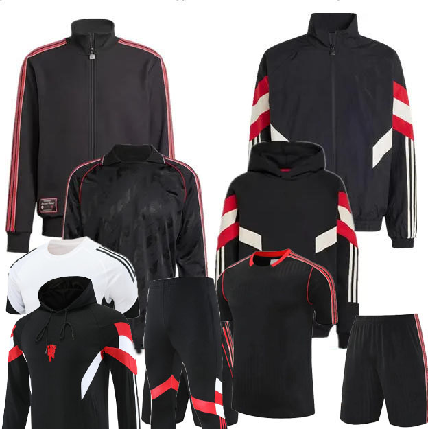 24 25 26 soccer Jackets ERIKSEN B.FERNANDES RASHFORD football shirt 2025 CASEMIRO Elanga GARNACHO MOUNT MARTINEZ HOJLUND windbreakers 6666