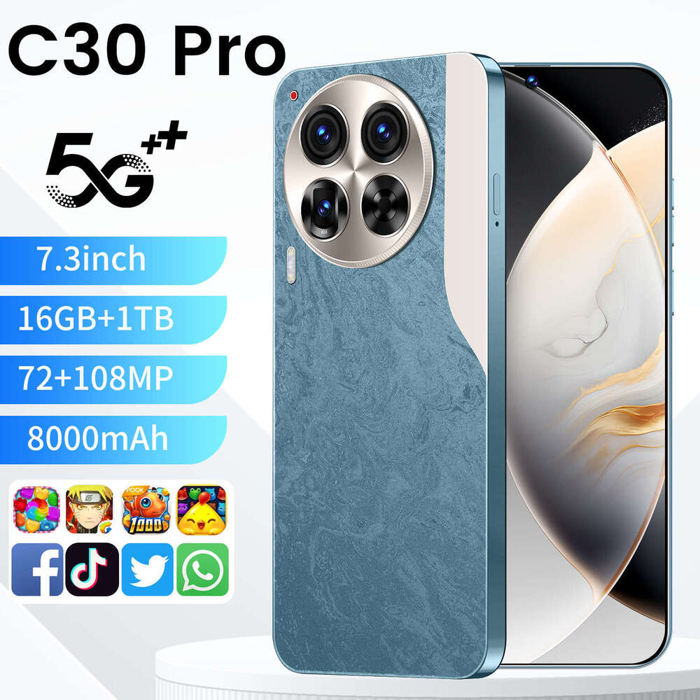 Famous Brand New Cross Border E Commerce Exclusive C Pro Android Smartphone T Factory Direct Sales Hot Item