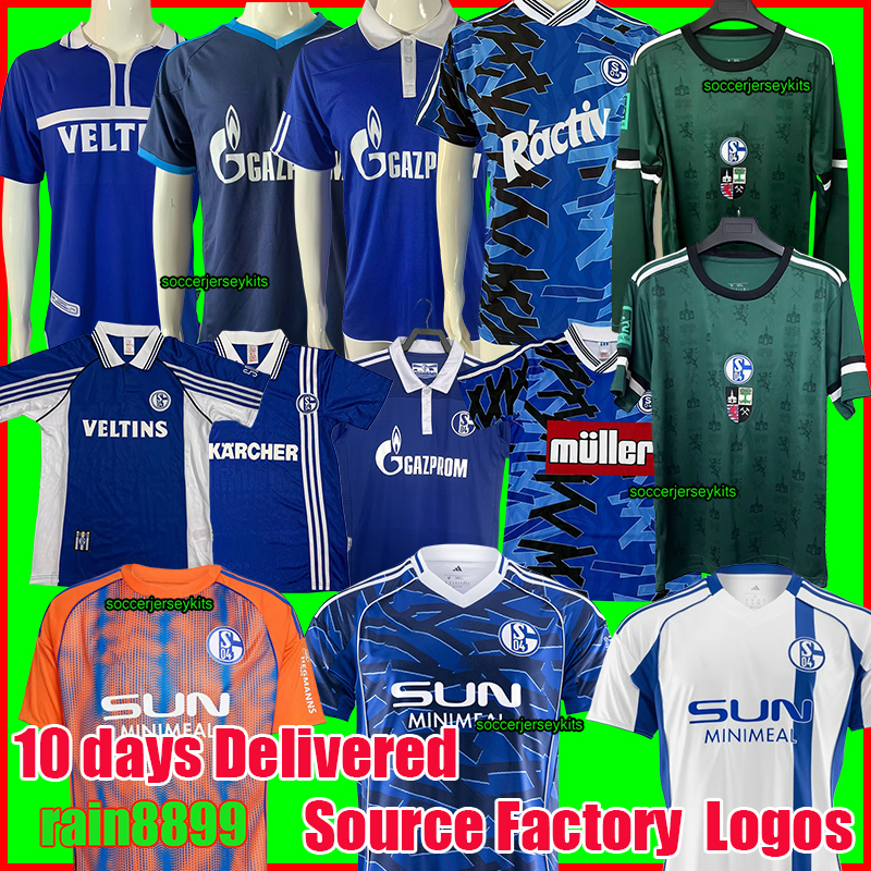 FC Schalke 04 soccer jersey 2025 2026 football shirts Schalke jersey 2010 2011 FC Schalke 04 retro 10 11 Schalke vintage football shirts Schalke retro