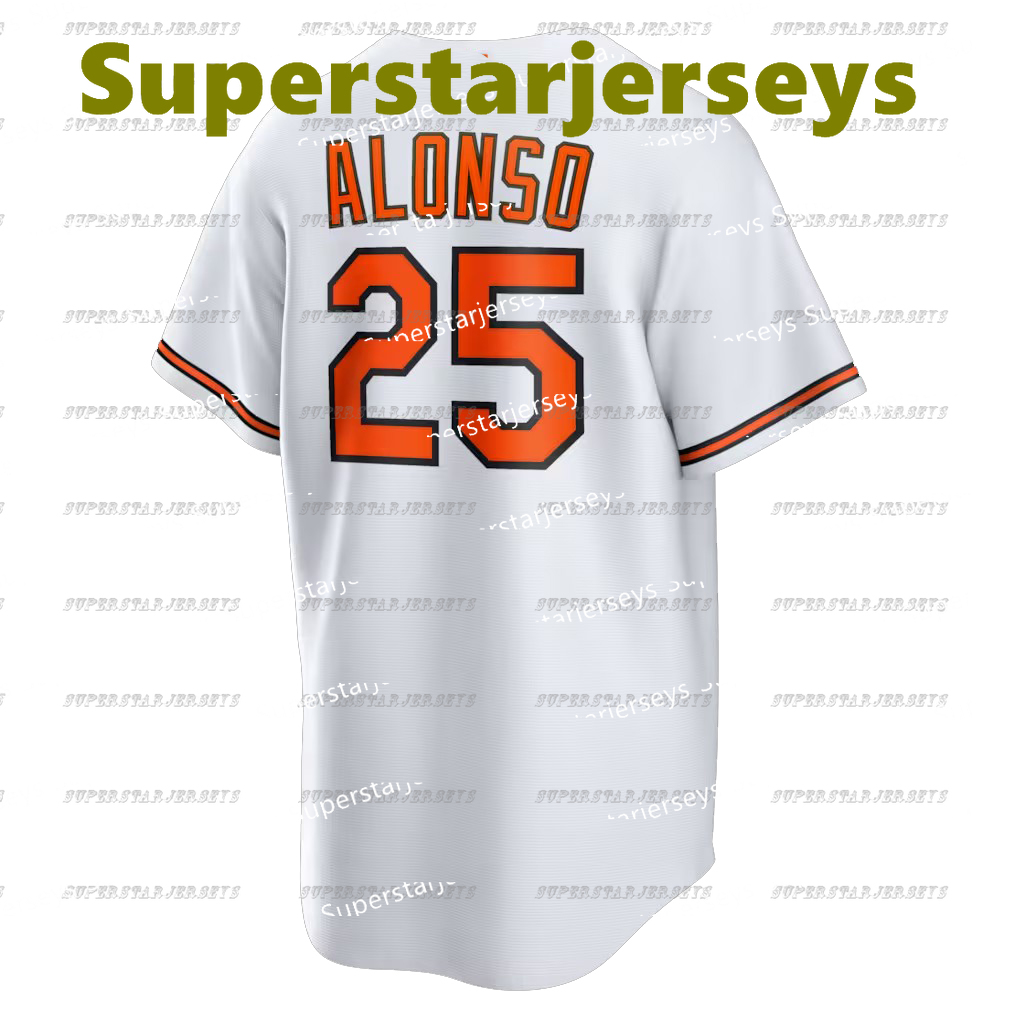 25 Pete Alonso Adley Rutschman 2026 Jersey TaylorS Ward Gary Sanchez Chris Davis Cal Ripken Jr. Custom Any Name Number Embroidered Design Polyester