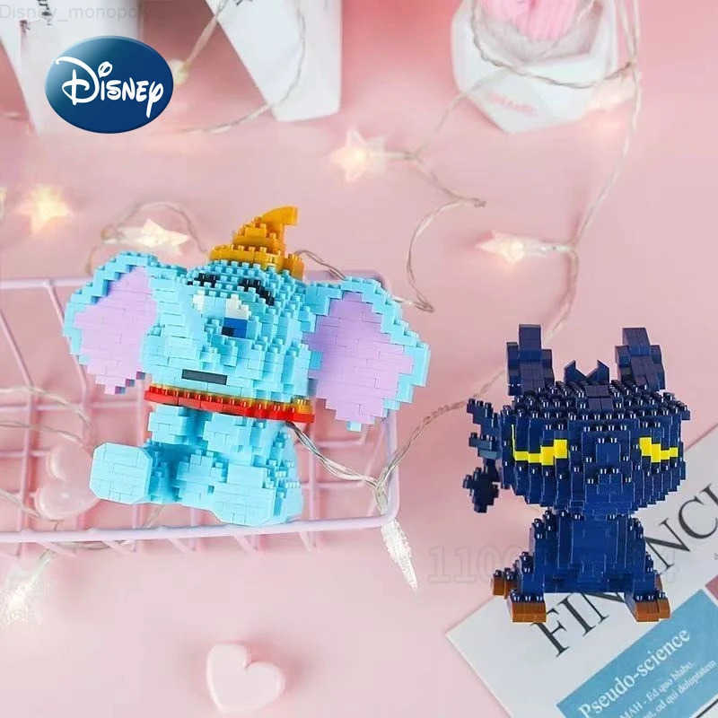 Disney Dumbo New Childrens Building Block Toys Micro Particle Building Blocks DIY Splicing Building Block Toys Childrens Gift H251218