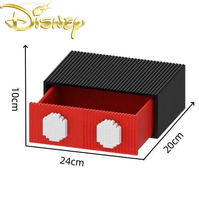 Disney Disneys New Mickey Building Block Toys Splicing Building Block Ornaments Educational Childrens Toys Childrens Birthday Gift H251218