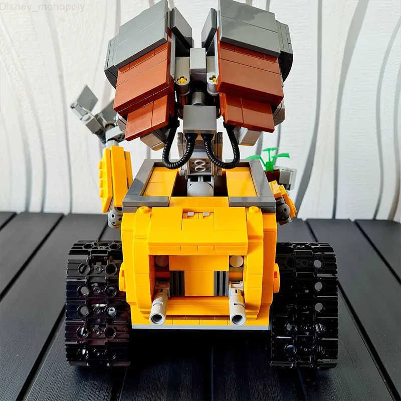 Disney pixar collaboration Robot Mobilization Puzzle Building Blocks Childrens Toys Wall-E Assembly Model Toy Christmas Gifts H251218