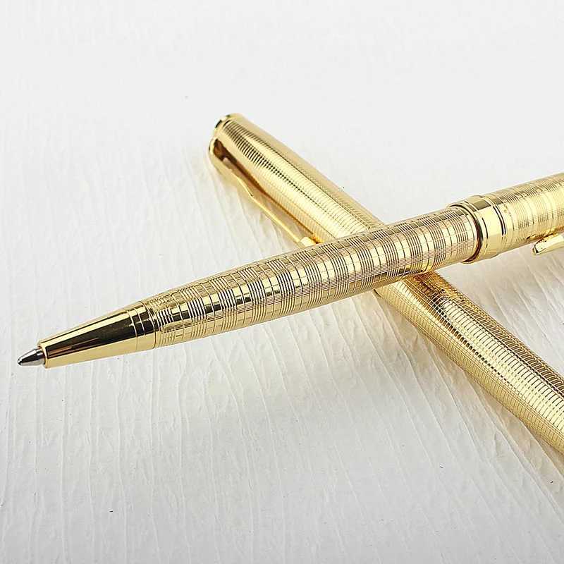 Luxury Quality 5017 Golden Senior Gift Pens Student School Business Off Ballpoint Pens New Y251218