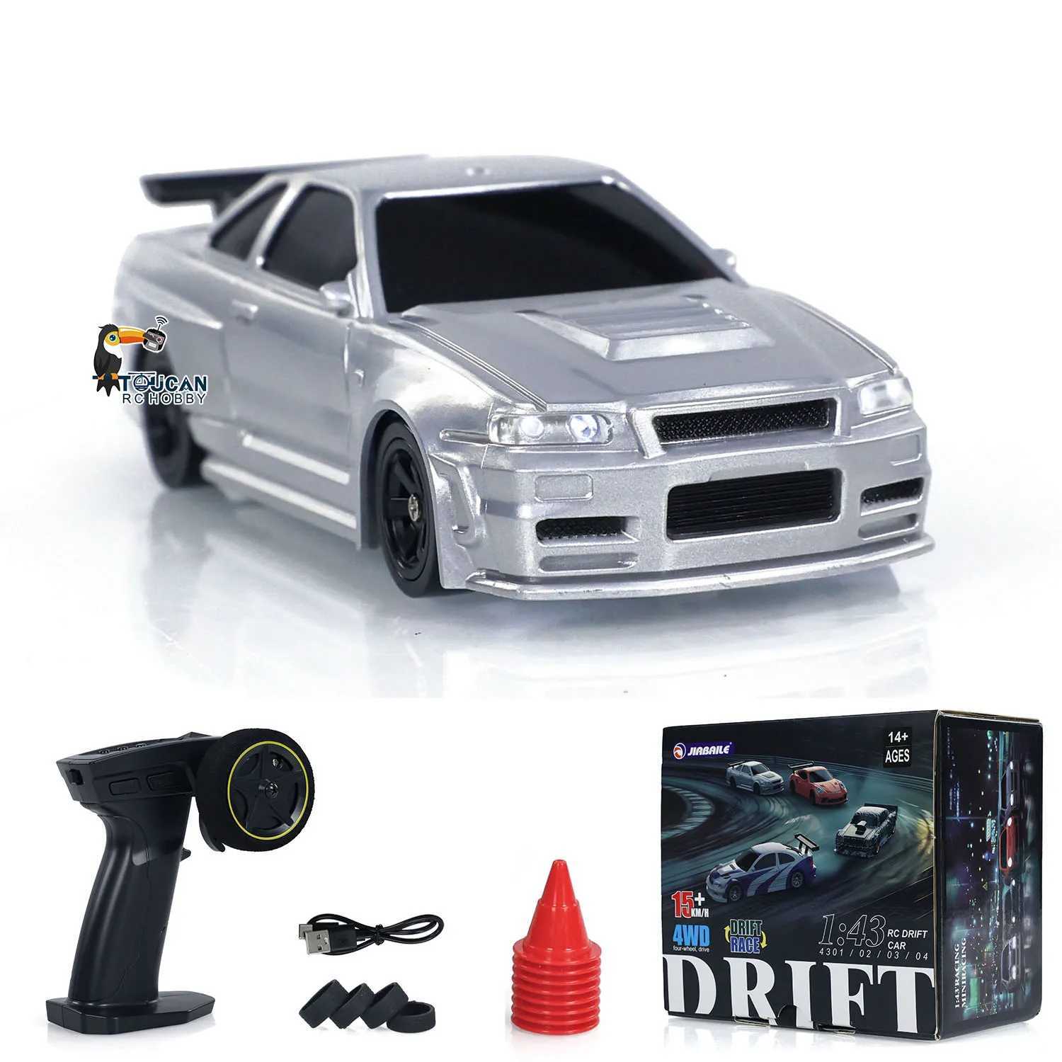 SALE 4WD RTR 1/43 RC Speed Car Four-wheel Drive Radio Control 24g Mini Racing Drifting Car Toys High Speed Model Gift for Boys G251218