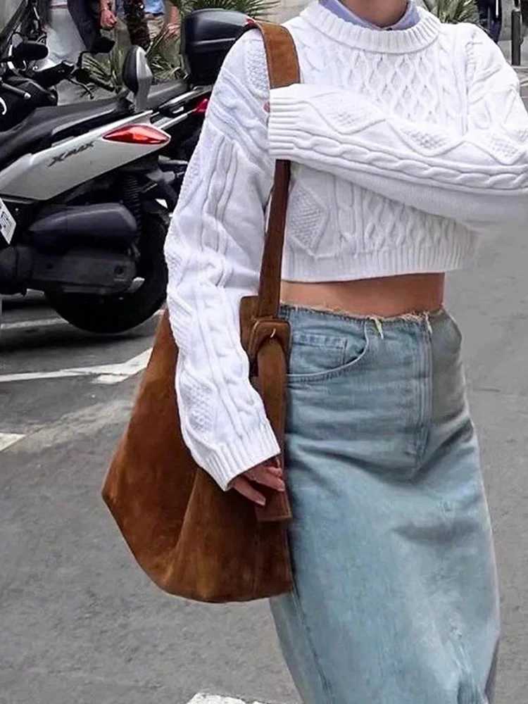 2025 New Retro Bag Brown Large Capacity Shoulder Bag Underarm Bag Crossbody Bag Fashion and Leisure Daily Commuter Womens BagT251218