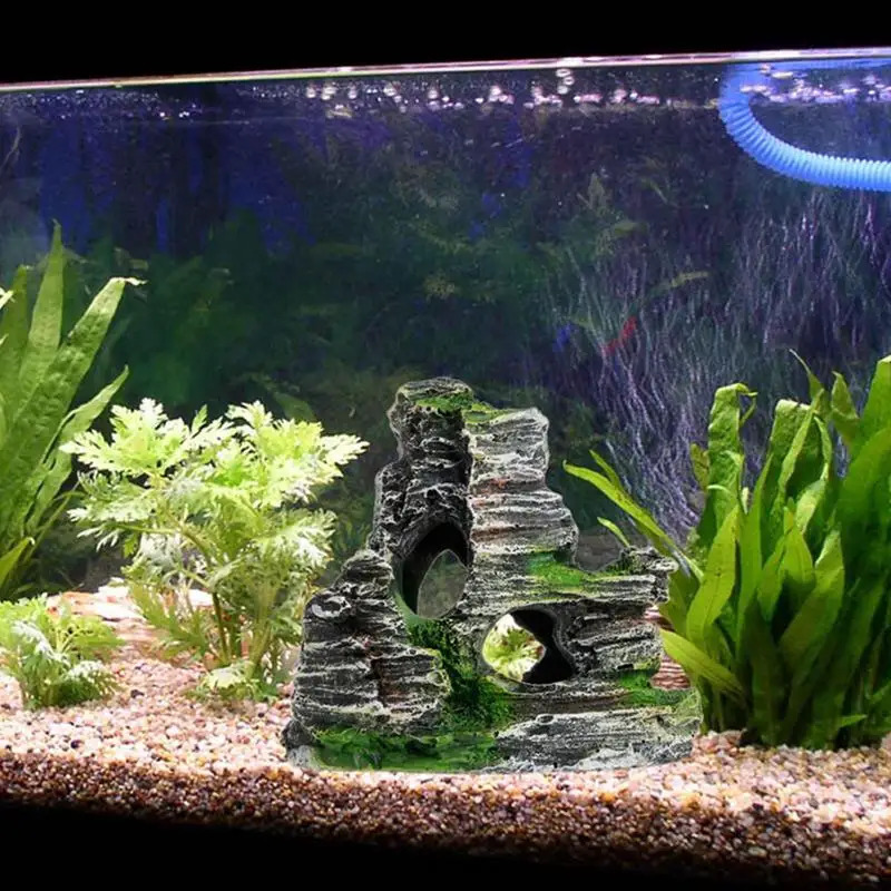 Aquarium Sandstone Decoration Fish Tank Landscaping Rocks Ornaments Shrimp Shelter Aquascape Landscape Decor 251215