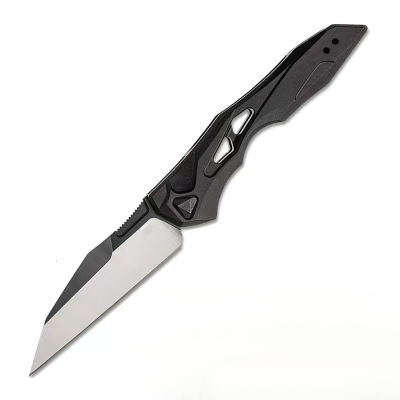 New 7650 Outdoor Camping Folding Knife CPM-154 Blade Aluminum Handle Pocket Survival Tactical Hunting Utility Knives CED Tools