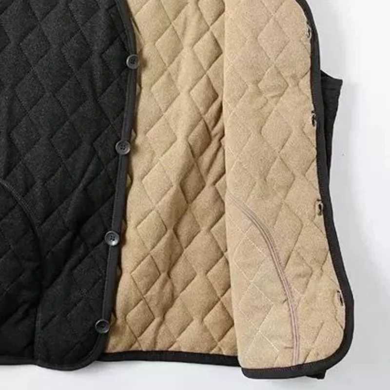 Thickened Mens Vest Fleece-lined Lightweight Padding Warm Shoulder Pad Jacket Winter Casual Soft Close Fitted Thermal VestsG251218