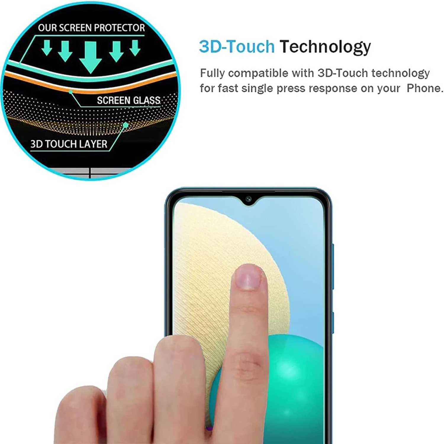 2/4Pcs HD Tempered Glass For Galaxy A03/A03S/A03 Core 9H SCREEn Protector Film G251218