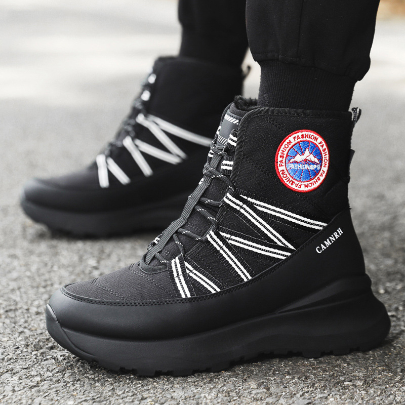 Free Shipping 2026 Designer Outdoor Men/Women Waterproof Snow Boots Winter Hiking Shoes Thermal Anti-Slip Insulated Mountaineering Boots