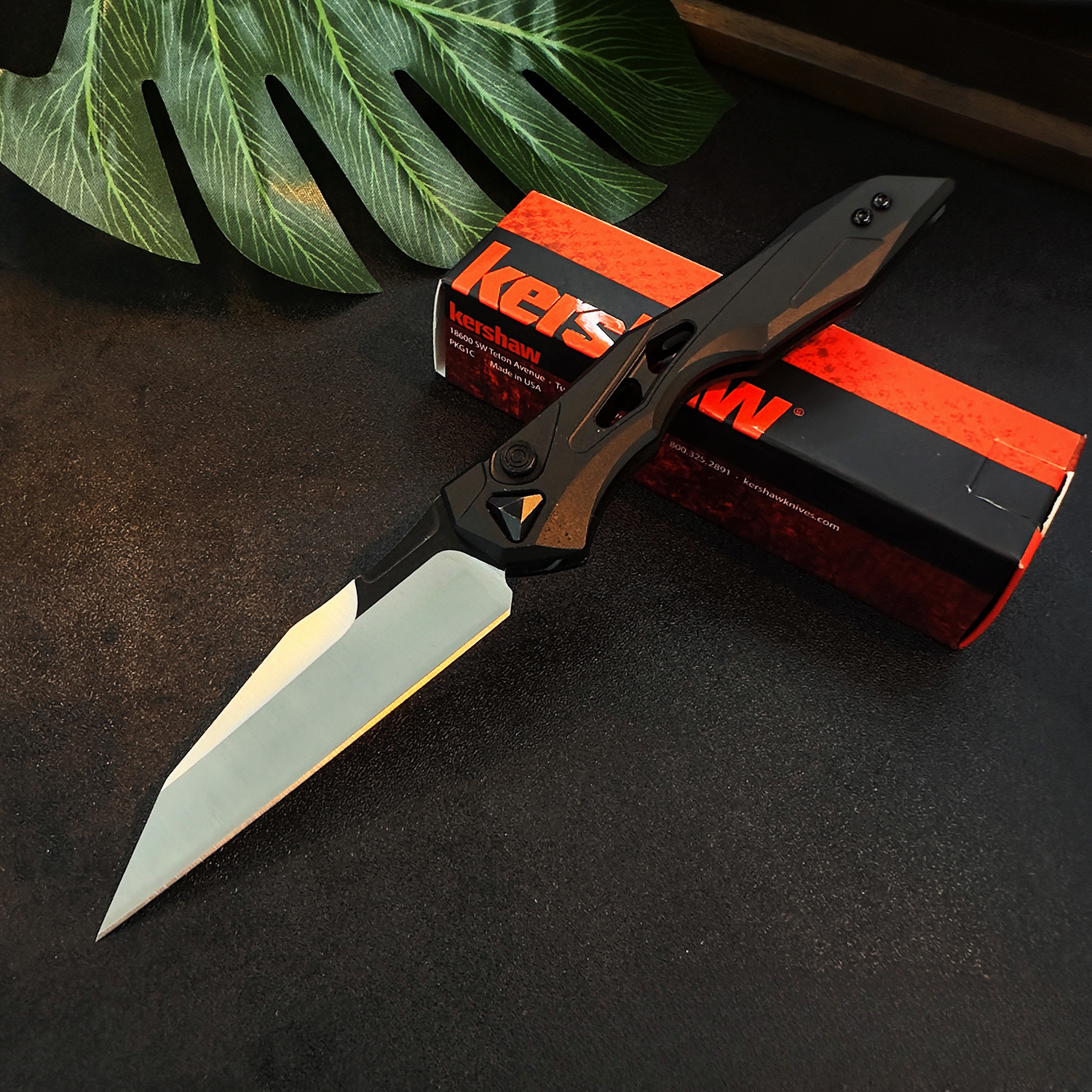 New 7650 Outdoor Camping Folding Knife CPM-154 Blade Aluminum Handle Pocket Survival Tactical Hunting Utility Knives CED Tools