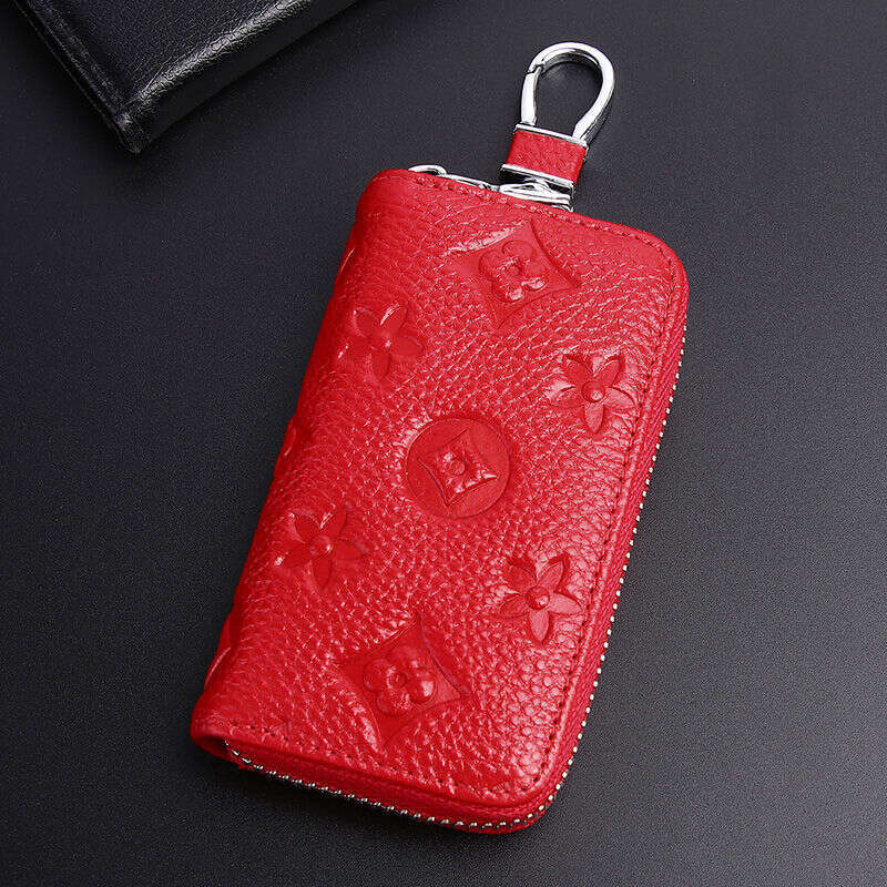 2025 Zipper Large Capacity Men Genuine Leather Multifunctional Practical Car Bag Cowhide Key Pouch 250818