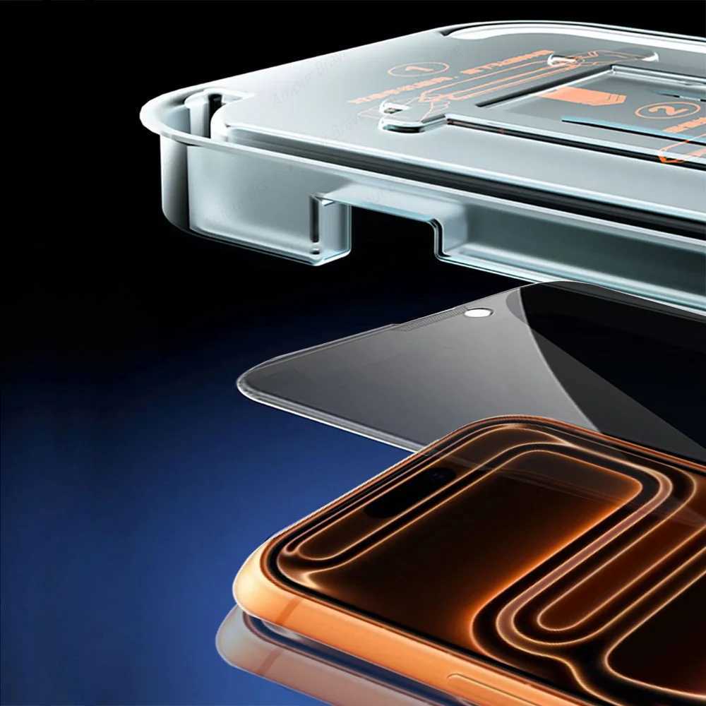 1-5Pcs Dust-free Chamber Anti-Spy Peep for IPhone 17 Pro Max 16 E IPhone17Air 17PRO Tempered Glass Mobile Phone Screen Protector G251218