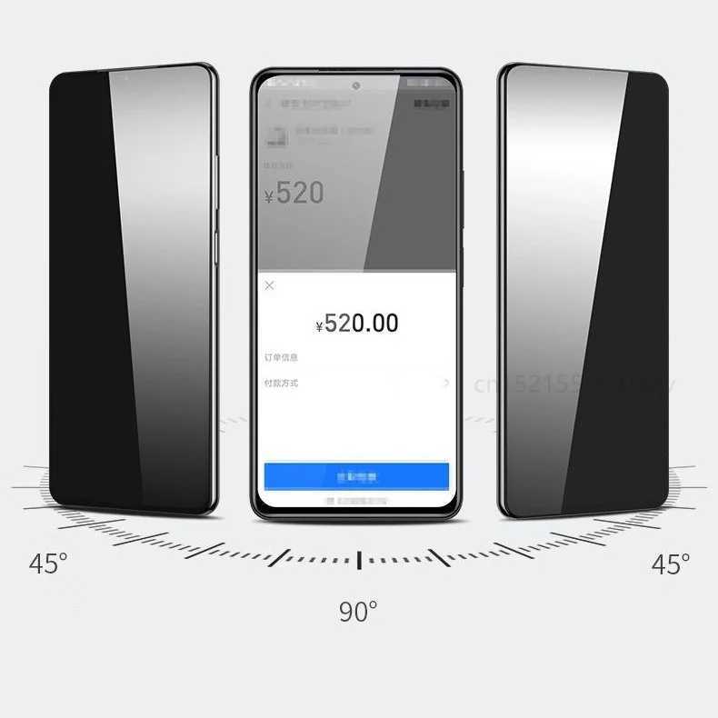 For 15T Privacy SCREEn Protector Tempered Glass Anti-spy Glass Mi 15T Protective Phone Anti Peeping Film 15T Pro G251218