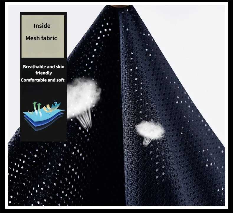 Mens Spring and Autumn THin solid color stand-up collar vEST outdoor workwear jaCKet Mens breaTHable autumn topG251218