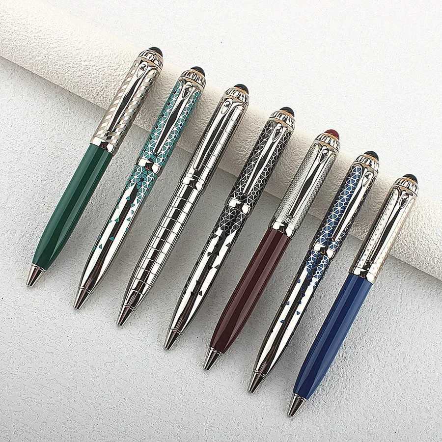 Vintage Luxurious Rollerball Pen Metal Ballpoint Pen Metal Carving Ink Pens Collection Y251218