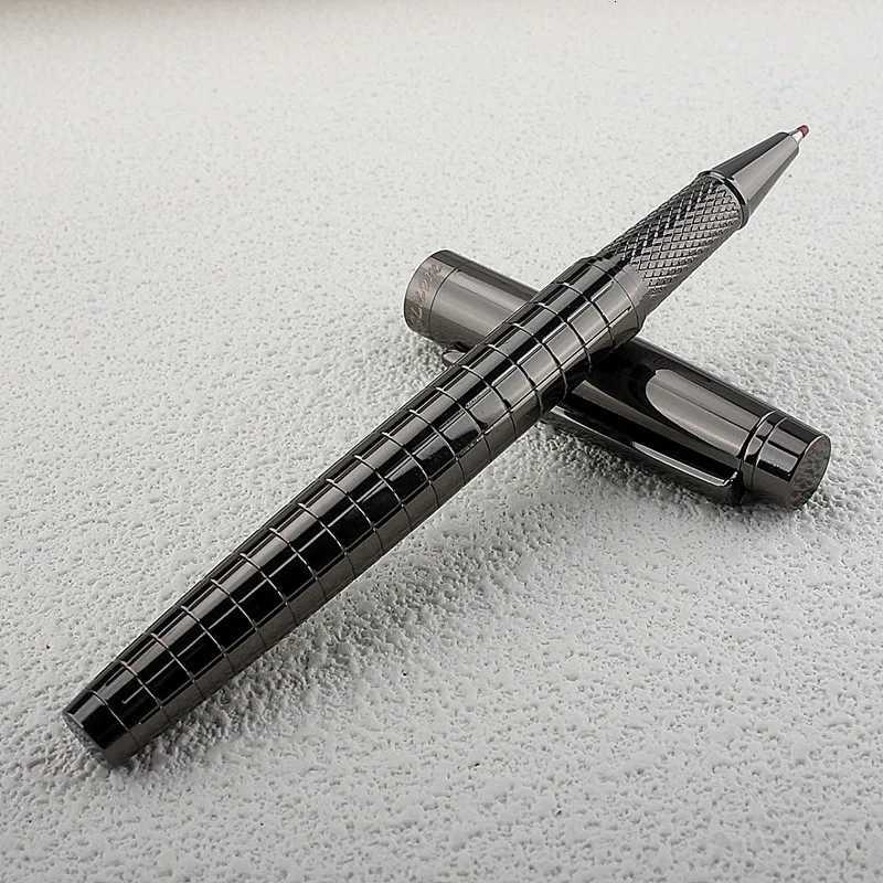 1pcs MONTE MOUNT Ballpoint Pen Retro Metal Grid Ink Elegant Gift for Writing Stationery Off School Supplies Roller Ball Pen Y251218