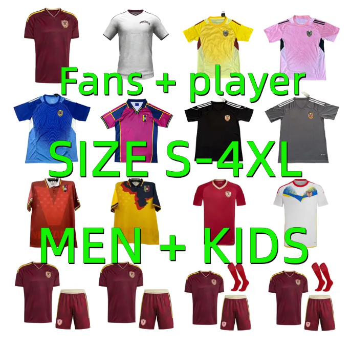 2025 2026 Venezuela Soccer Jerseys 24 25 26 national team SOTELDO SOSA RINCON CORDOVA BELLO JA.MARTINEZ RONDON GONZALEZ OSORIO MACHIS football shirt