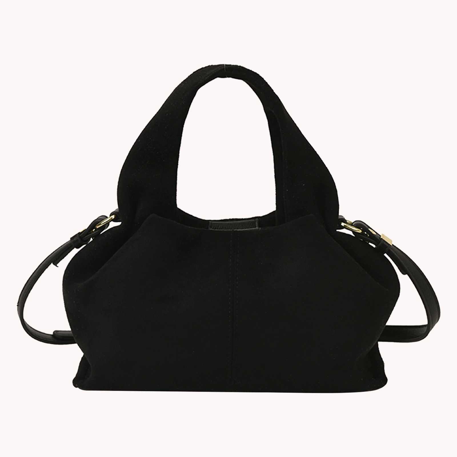 Faux Suede Crossbody Bag Fashion Handbag with Adjustable Strap Commuter Bag for Women Work Shopping Travel DailyT251218