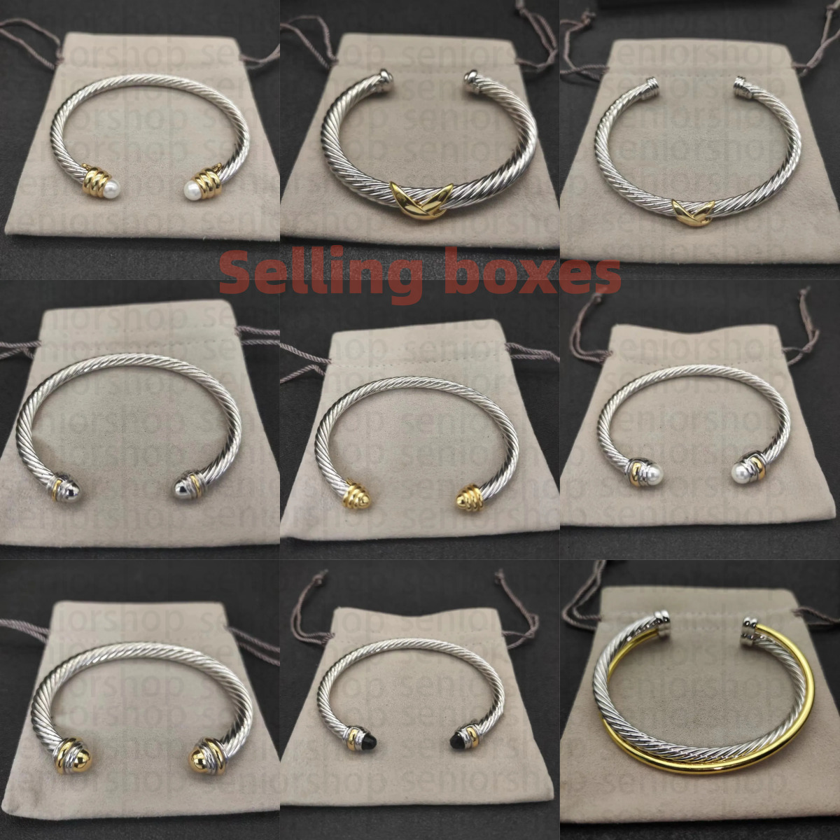 2026 new David Yourman Bracelet Bangle Charm Designer David Yarman Bracelet Precision Edition Diamond Rectangularlight Luxury Designer 2025 David Yurmsn Jewely