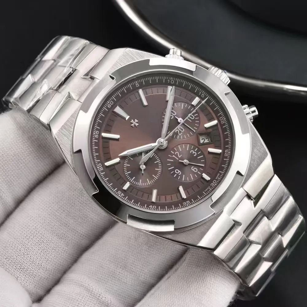 ST9 VACHER Constan OVERSEAS 5520V Automatic Mechanical Watches Sapphire Luminous Designer Movement AAA Luxury Mens Watch Wristwatch Montre Relojes j09