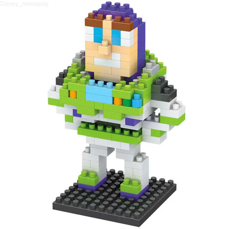 Disney Toy Story Micro Building Blocks Alien Woody Buzz Lightyear DIY Puzzle 3D Model Mini Brick Figures Toy For Kid Christmas Gift H251218