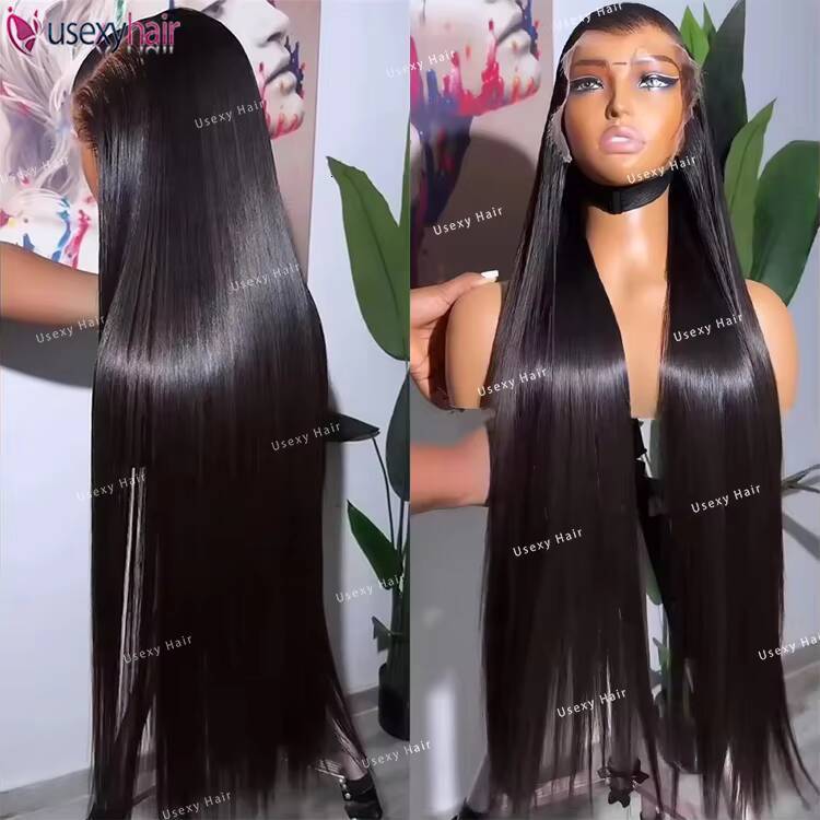 40 Inch 13x6 Full Hd Glueless Vietnamese Raw Indian Natural Wigs Human Hair Lace Front Wig Vendor Bone Straight Lace Frontal Wig
