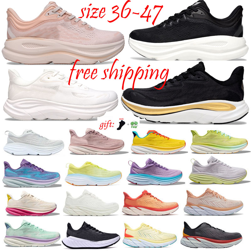 wholesale Women Men Running Shoes Designer Sneakers Triple Black White Pink Sports Sneaker Womens Mens Womens Outdoor Trainers size 36-47 Free Shipping