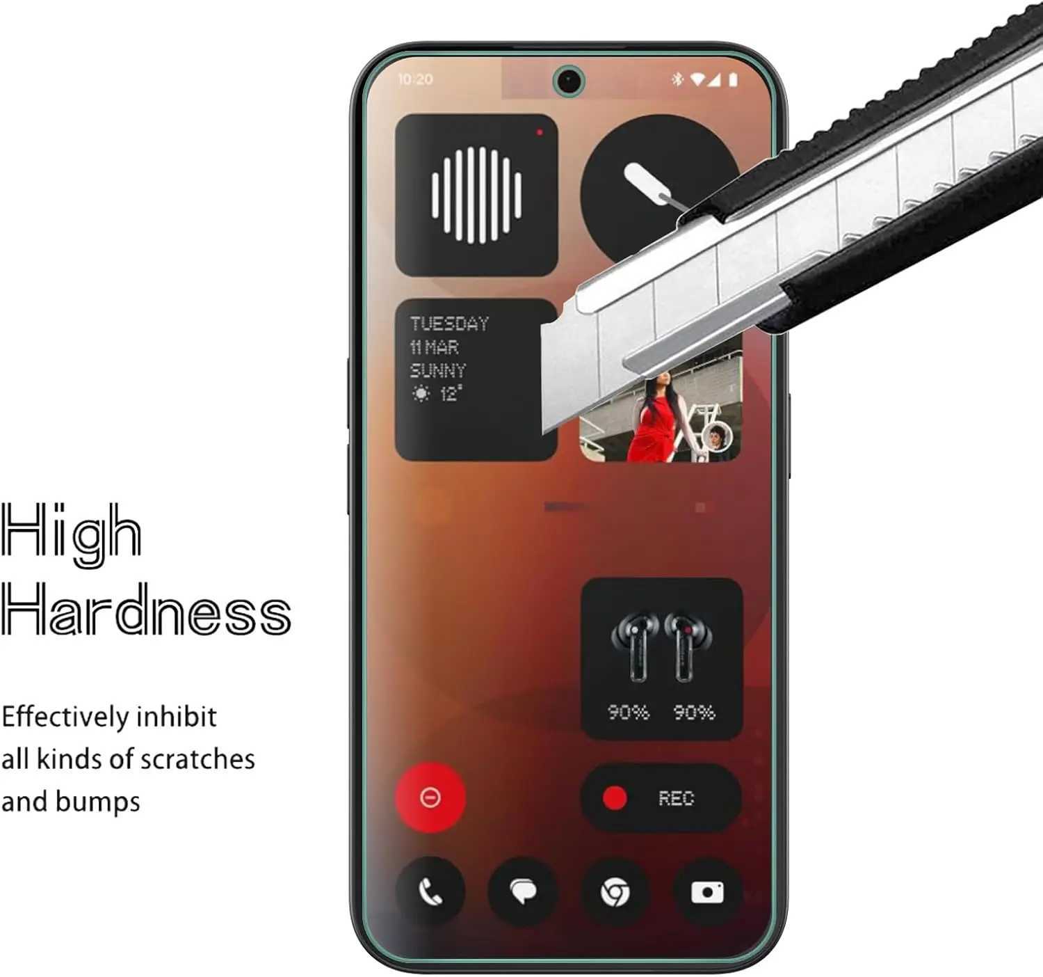 2/4Pcs HD Screen Protector For Nothing Phone 3a/3a Pro Tempered Glass Film G251218