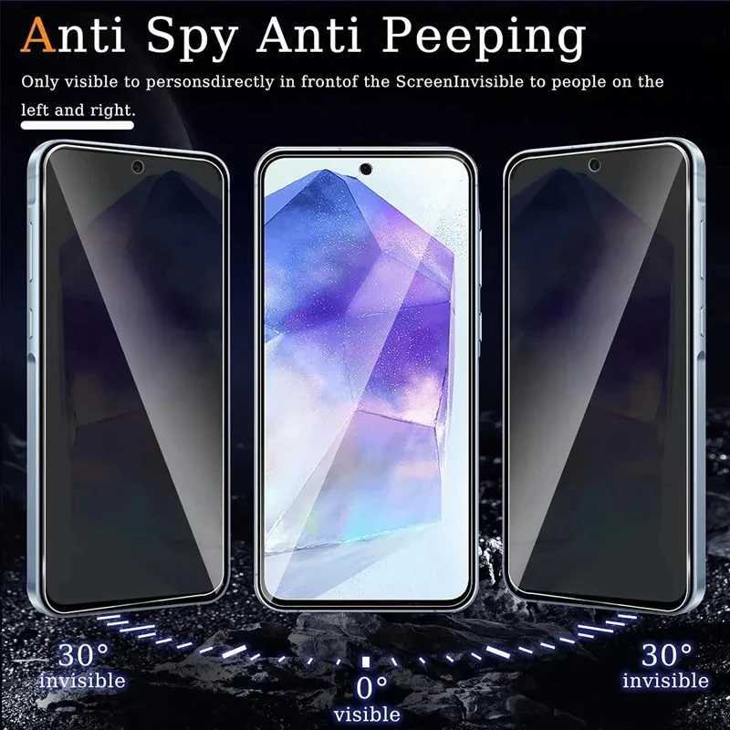 Privacy SCREEn Protector For A96 Anti Spy Tempered Glass For A97 A95 A94 A93 A92 A79 A78 A77 A58 A59 A57 A56 A55 A17 G251218