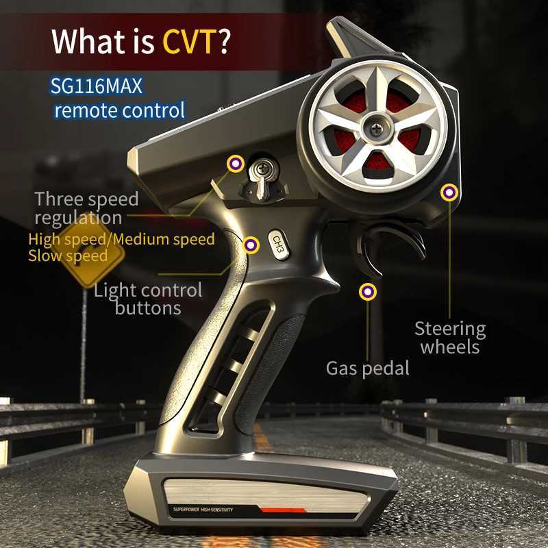 ZLL SG116 MAX 116 High Speed Drift Racing 80KM/H Brushless Motor 4WD SG116 Pro 40KM/H RC Car Off Road Car Toys For Kid Gift G251218