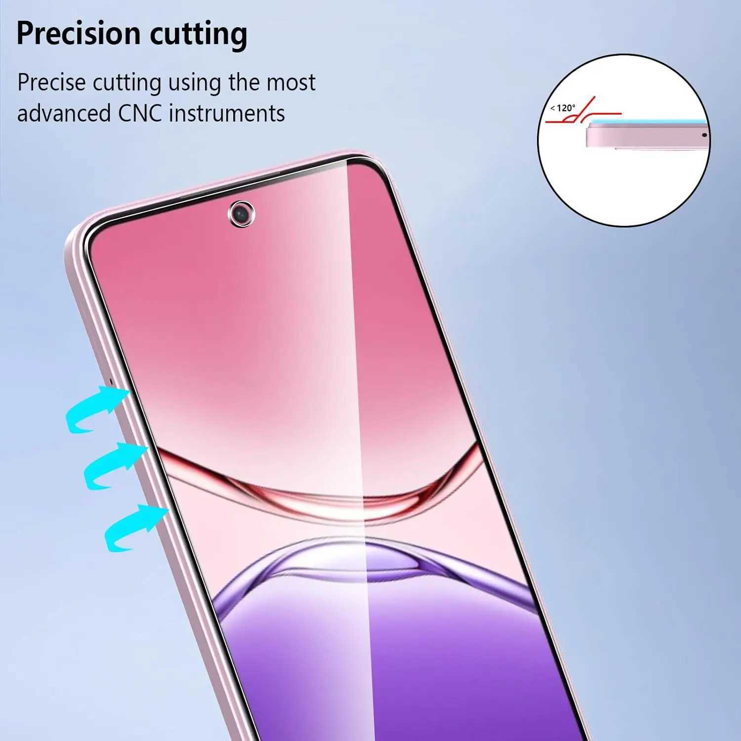 For TCL 605 Tempered Glass Screen Protector Glass Film G251218