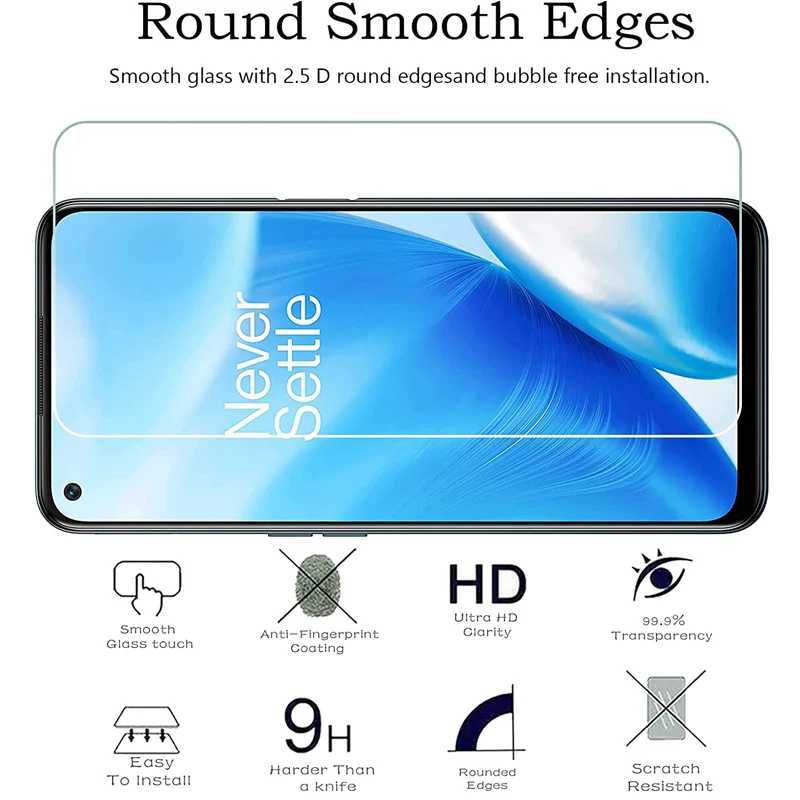 3Pcs Tempered Glass For OnePlus 9 RT 9R 7T 8T ACE Pro 2V 10T 10R Screen Protector For One Plus Nord 2 2T N200 N10 CE 2 Lite Film G251218