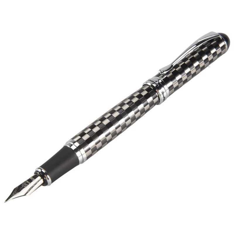 Jinhao X750 Chessboard Fountain Pen Medium Fine Nib Off Business Writing Sign Y251218