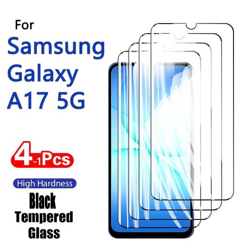 1-4PCS SCREEn Protector For Galaxy A17 5G Tempered Glass Crystal 9H High Aluminum Anti Scratch Case Friendly Fingerprint G251218