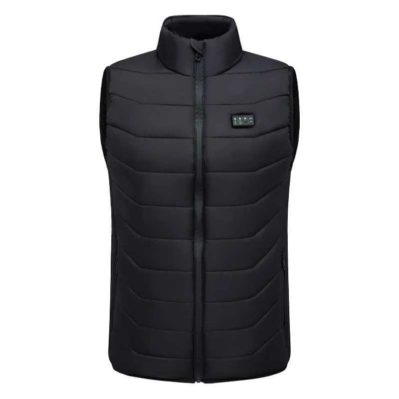New Loose Casual Stand Up Collar Winter 28 Zone Intelligent Heating VEST MenS WomenS Warm Electric Clip Coat No BankG251218