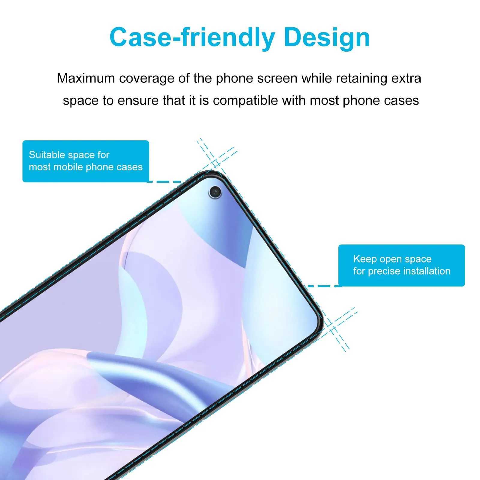 SCREEn Protector For 11 Lite 4G 5G Tempered Glass HD Crystal High Aluminum 9H Anti Scratch Case Friendly G251218