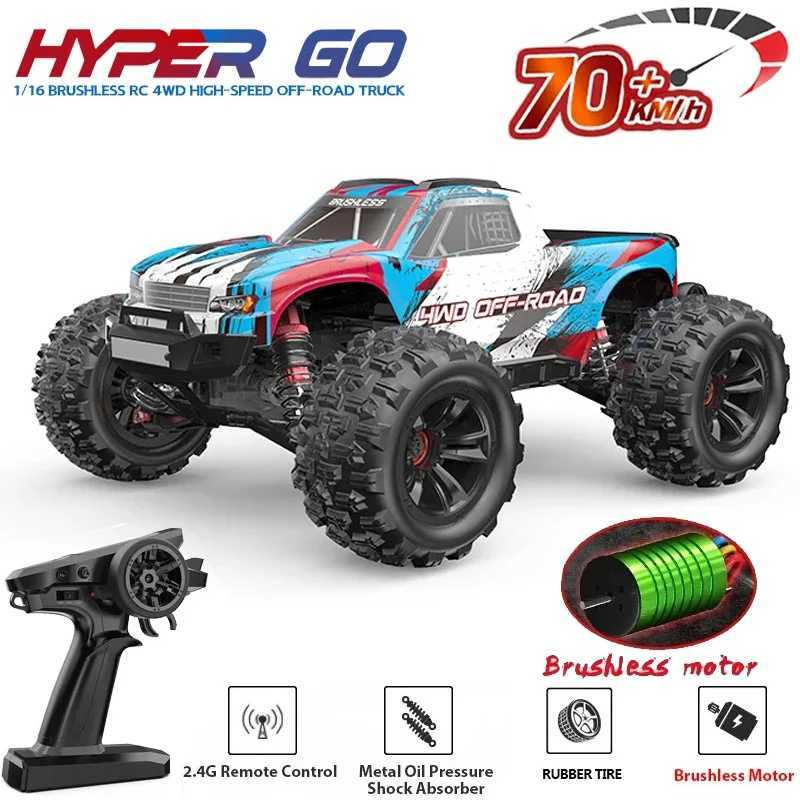 Hyper Go MJX 16207 16208 16209 16210 1/16 4WD RC Car 70KM/H Brushless RC Racing Car Remote Control Off-Road Truck Toys G251218