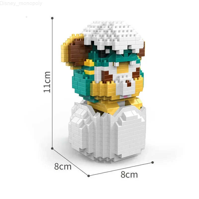 Disney Mini Blocks Cute Cartoon Figures Anime Collection Building Toy Juguetes for Kids Gift Christmas Girl Present Brinquedo Birthday H251218