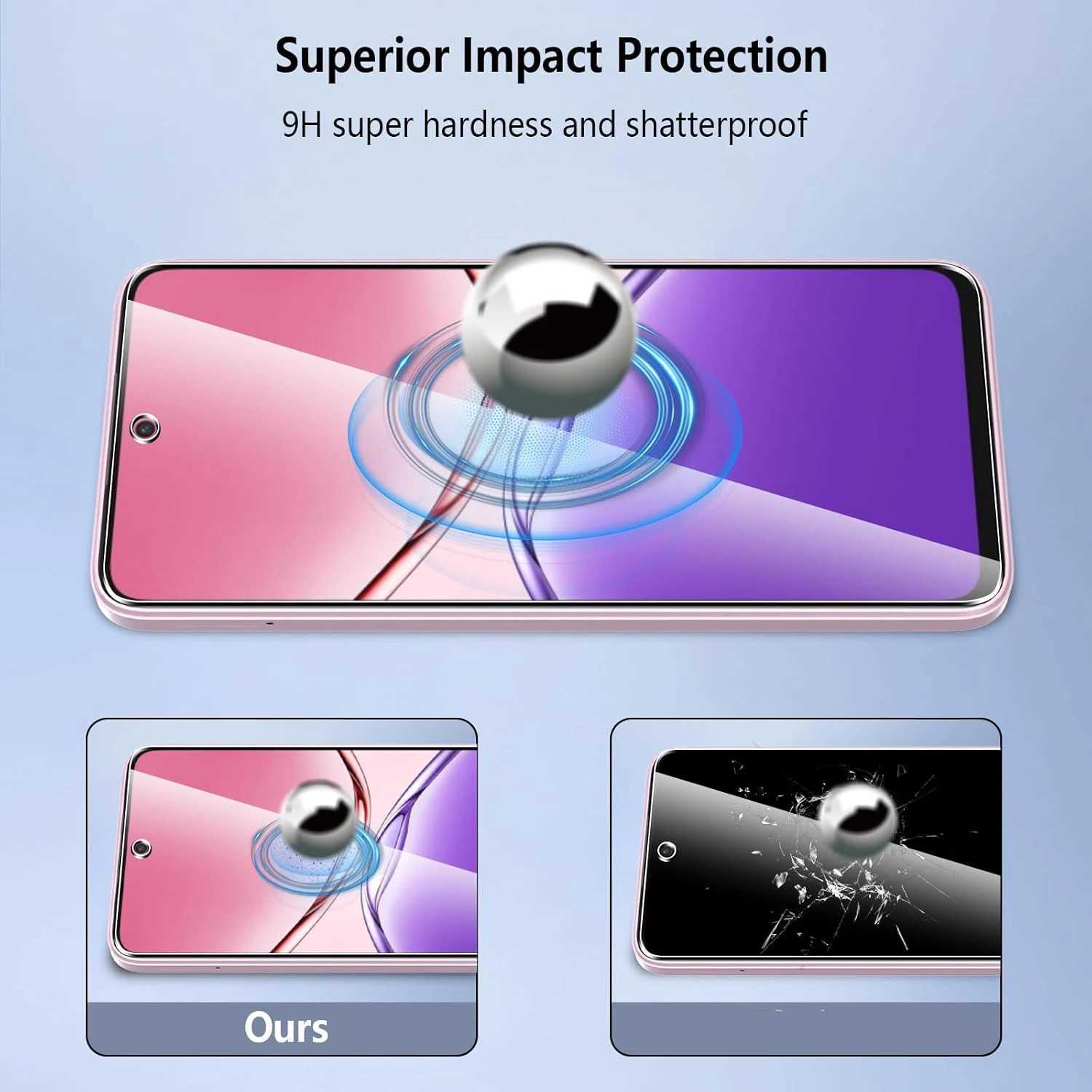 For TCL 605 Tempered Glass Screen Protector Glass Film G251218