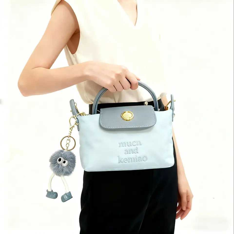 Mini dumpling bag nylon handbag mini crossbody bag eco-friendly tote bag versatile single-shoulder phone bagT251218