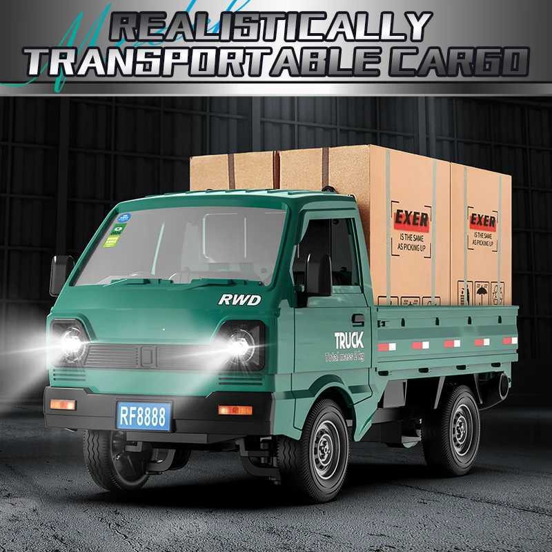 New KF21 116 24GHZ Remote Control Car Simulates Drift And Climbing Trucks With Spray And LED Lights Toy For Children Boys Gift G251218