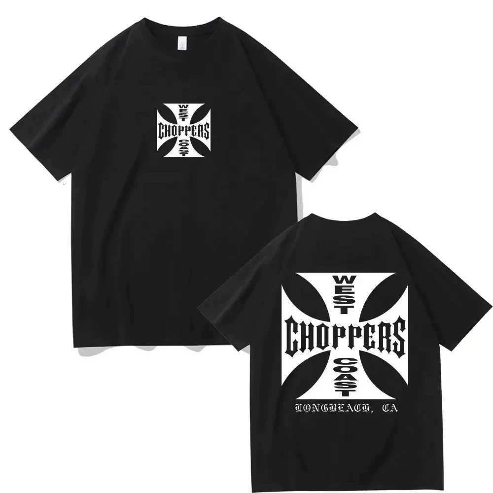 Summer Fashion T Shirt Women Men West Coast Choppers Print T-Shirt Casual Short Sleeve O-Neck Tshirt Vintage Clothing Tee X251218