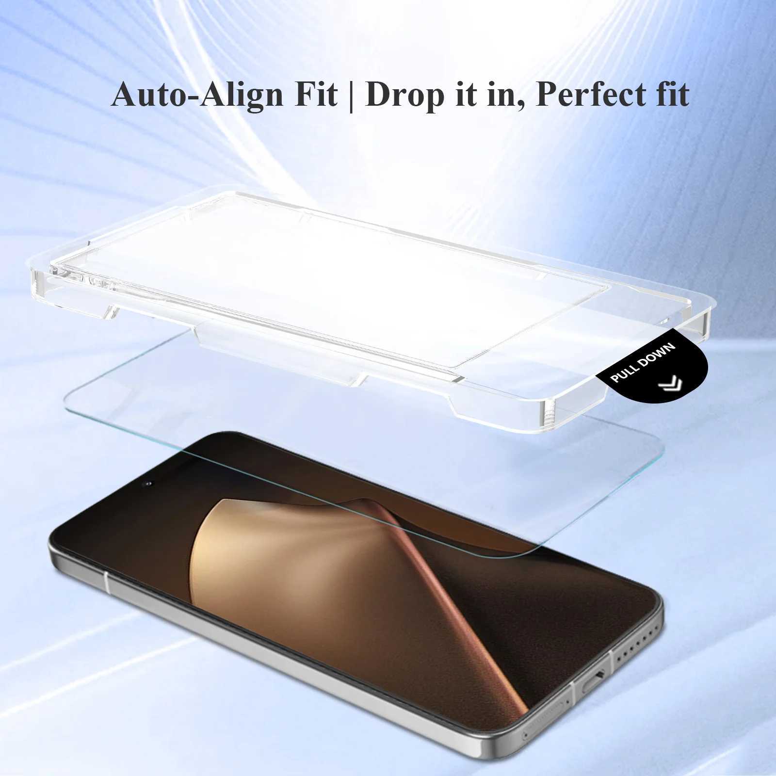 Lereach Tempered Glass SCREEn Protector for 15T Pro / 15T / 14T Pro /14T with Dust-Free Alignment Tray Auto-Suction 03mm G251218