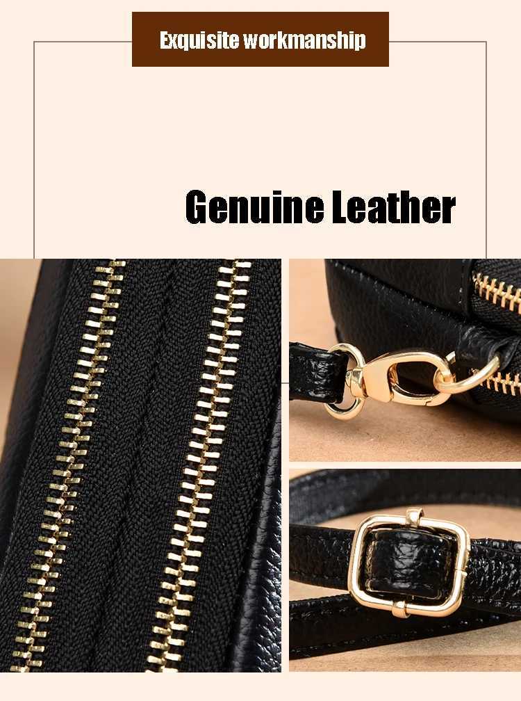 Small Crossbody Bag Sac a Main 100 Genuine Leather Women Tote Shoulder Bag Solid Color Clutch Ladies Bags For 2023 Shoulder BagT251218