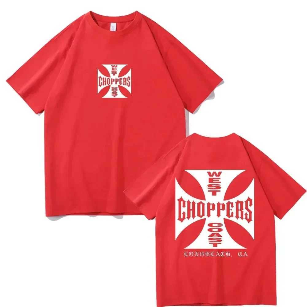 Summer Fashion T Shirt Women Men West Coast Choppers Print T-Shirt Casual Short Sleeve O-Neck Tshirt Vintage Clothing Tee X251218