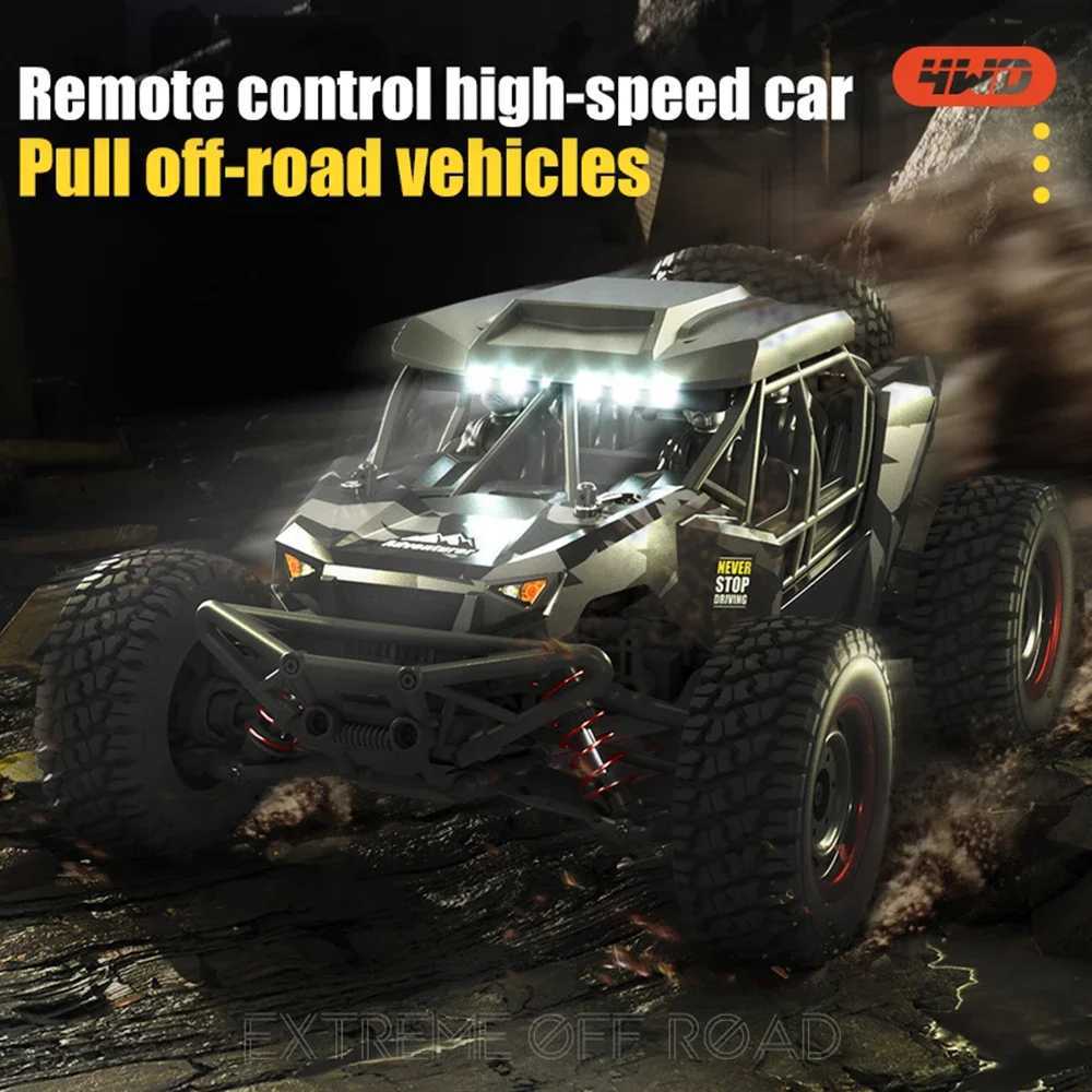 SCY 16106/Pro 4WD Remote Control Car With LED Off Road 4x4 RC 50KM/H High Speed Buggy Truck Super Desert Racing Toy Kids Adults G251218
